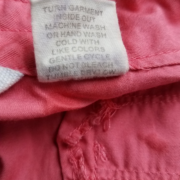 Watermelon pink cropped pants, sz. 6 - Picture 7 of 7